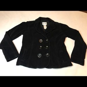 Vintage LEVI STRAUSS Black Corduroy LARGE Jacket